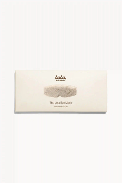 The Lola Eye Mask | Toasted Almond