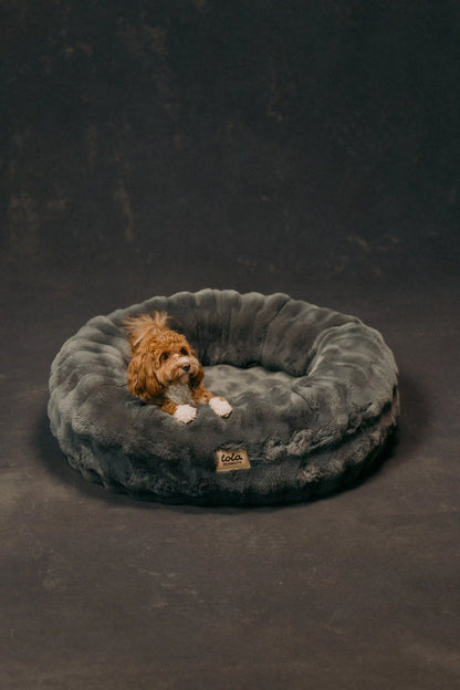 The Lola Bubble Pet Bed | Shadow Grey